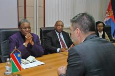 Minister of Defence with Deputy Prime Minister of Namibia