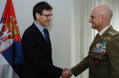 State Secretary Neric with the Chief of Staff of Joint Force Command Naples