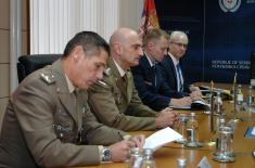 State Secretary Neric with the Chief of Staff of Joint Force Command Naples