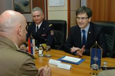 State Secretary Neric with the Chief of Staff of Joint Force Command Naples