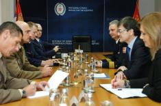 State Secretary Neric with the Chief of Staff of Joint Force Command Naples