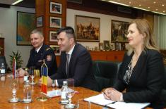 Improving military cooperation with Romania