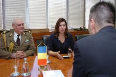 Improving military cooperation with Romania