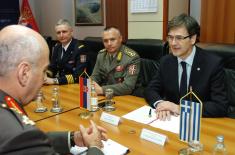 Састанак државног секретара са начелником Генералштаба Копнене војске Грчке