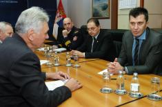 Defence Minister receives representatives of the Association of Military Pensioners