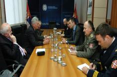 Defence Minister receives representatives of the Association of Military Pensioners