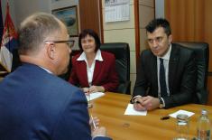 Ministar odbrane sa predstavnicima Komercijalne banke