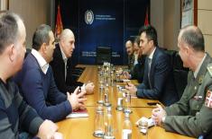 Defence Minister meets representatives of the Trade Union “Sloga”