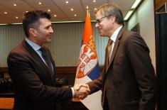Minister Djordjević meets Ambassador Dittmann