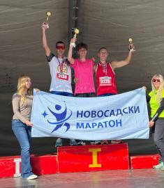 Припадници Министарства одбране и Војске Србије остварили успех на 33. Новосадском маратону