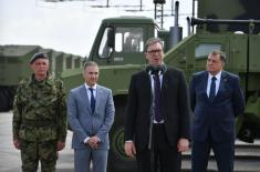 President Vučić: I am proud of the armed forces and our Serbia 