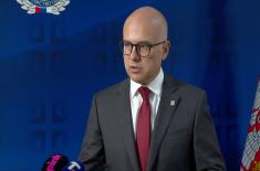 Minister Vučević: The export of arms and military equipment produced by our defence industry suspended for the next 30 days – the Serbian Armed Forces are given a priority