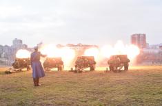 Fire Salute on the Occasion of the Statehood Day
