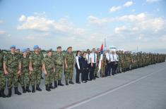 Shift of the Serb contingent deployed in multinational operation in Lebanon