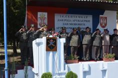 Day of Artillery, Mixed Artillery Brigade and Military Police Day Marked