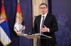 Predsednik Vučić: Srbija je posvećena očuvanju mira