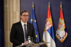 Predsednik Vučić: Srbija je posvećena očuvanju mira