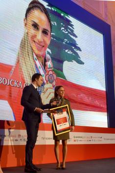 Captain Nevena Jovanović wins prestigious award of the Olympic Committee of Serbia