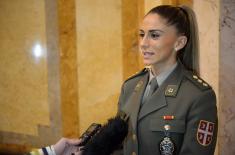 Captain Nevena Jovanović wins prestigious award of the Olympic Committee of Serbia
