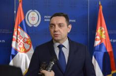 Minister Vulin: Serbian Armed Forces shows that it takes care of its country and its people