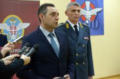 Minister Vulin: We continue modernization and equipping of Air Force and Air Defense