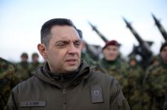 Minister Vulin: No holidays for the Serbian Armed Forces