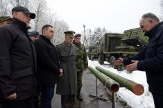 Minister Vulin: 29 new items of weapons and military equipment have been introduced into Serbian Armed Forces in 2018 