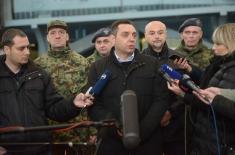 Minister Vulin: 29 new items of weapons and military equipment have been introduced into Serbian Armed Forces in 2018 