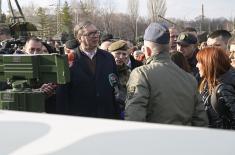 Одржан приказ наоружања и војне опреме Војске Србије у Нишу