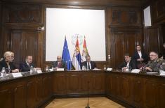 Održana sednica Saveta za nacionalnu bezbednost 