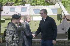 President Vučić attends ceremony marking Special Purpose MP Detachment “Kobre” Day