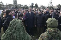 Održan prikaz naoružanja i vojne opreme Vojske Srbije u Nišu