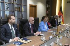 Minister Vučević Meets Member of German Parliament Lips