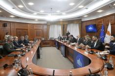 Serbian Minister of Defence meets with Cypriot counterpart