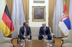 Serbian Minister of Defence meets with German counterpart