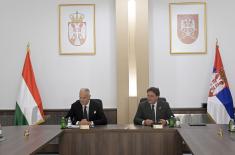Meeting between defence ministers of Serbia and Hungary
