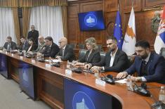 Serbian Minister of Defence meets with Cypriot counterpart