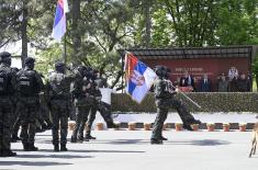 President Vučić attends ceremony marking Special Purpose MP Detachment “Kobre” Day