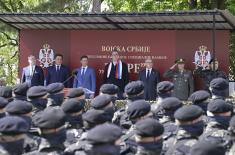 President Vučić attends ceremony marking Special Purpose MP Detachment “Kobre” Day