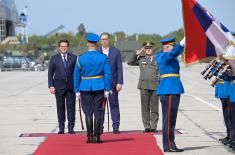 President Vučić arrives at Serbian Armed Forces’ Capabilities Demonstration “Flag 2024”