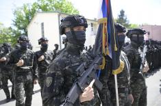 President Vučić attends ceremony marking Special Purpose MP Detachment “Kobre” Day