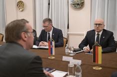 Serbian Minister of Defence meets with German counterpart