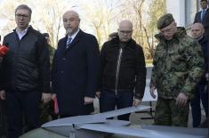 President Vučić visits Military Technical Institute