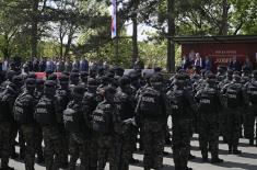 President Vučić attends ceremony marking Special Purpose MP Detachment “Kobre” Day