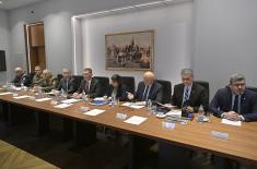 Minister Vučević attends meeting of Working Group on Activation of Military Service Obligation