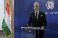 Meeting between defence ministers of Serbia and Hungary