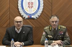 Minister Vučević attends meeting of Working Group on Activation of Military Service Obligation