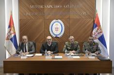 Minister Vučević attends meeting of Working Group on Activation of Military Service Obligation