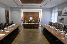 Minister Vučević attends meeting of Working Group on Activation of Military Service Obligation