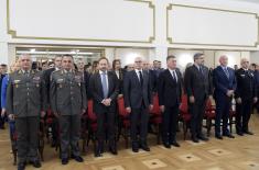 Minister Vučević attends presentation of White Paper on Defence of Republic of Serbia